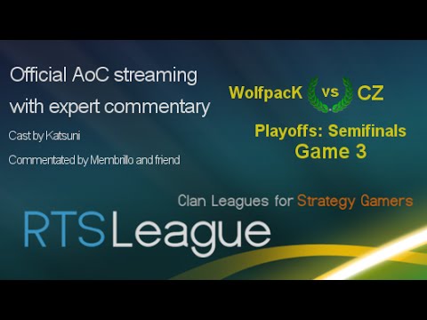 WolfpacK vs. CZ, Game 3 - Age of Empires II: The Conquerors Clan League, Season 37 - Semifinals