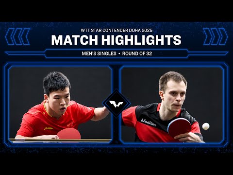 Xiang Peng vs Vldimir Sidorenko | MS R32 | WTT Star Contender Doha 2026