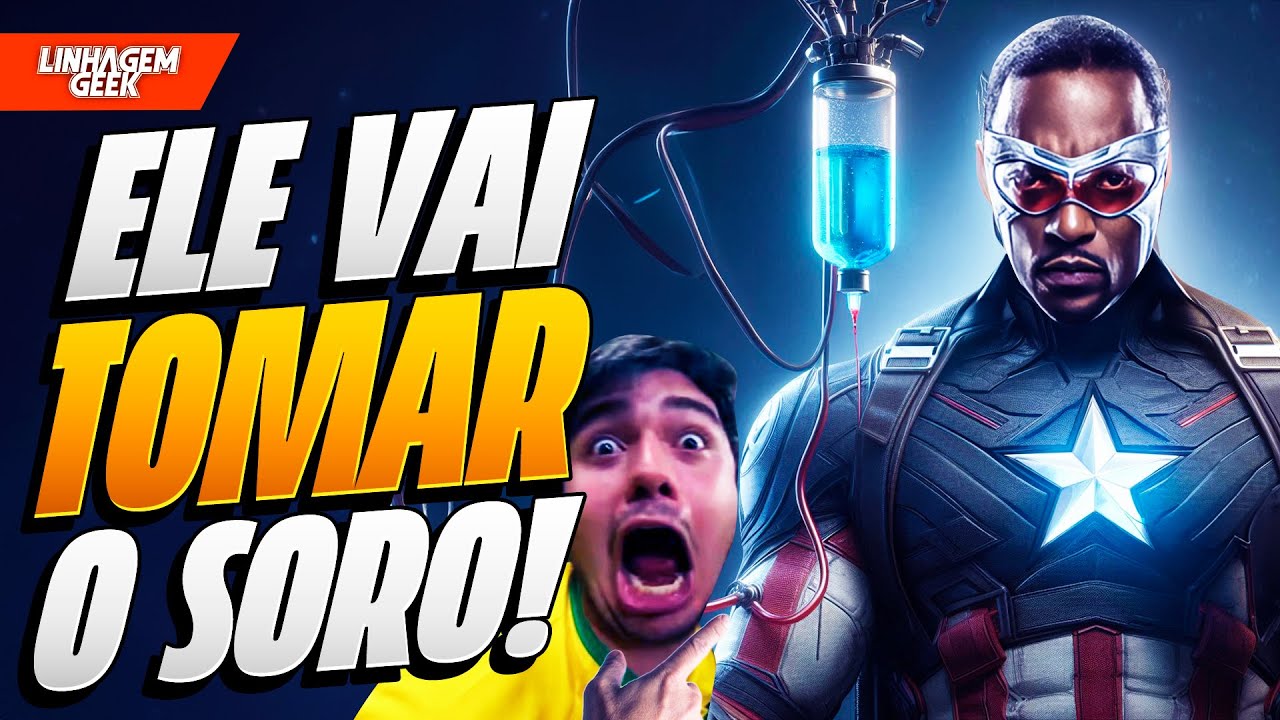 ACABOU A PIADA!? SAM WILSON VAI TOMAR O SORO EM CAPITÃO AMÉRICA 4