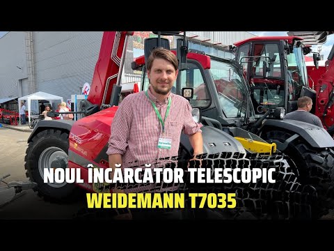 Noul încărcător telescopic Weidemann T7035 prezentat de Tehnodiesel la Agromalim 2022