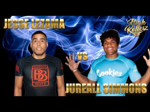 Jesse Lezama vs Jureall Simmons - High Rollerz 4 Men's Blue Belt No-Gi Quarterfinals