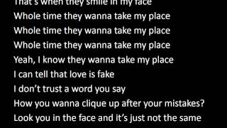 Original Drake - Fake Love Lyrics video (audio)