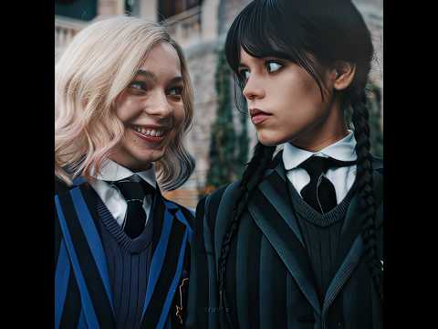 We need more of Wednesday and Enid in Season 2 Part 2 / Wednesday x Enid Edit || Song - WRONG