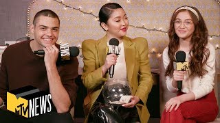 Lana Condor, Noah Centineo & Anna Cathcart on 'To All The Boys 2: P.S. I Still Love You' | MTV News video