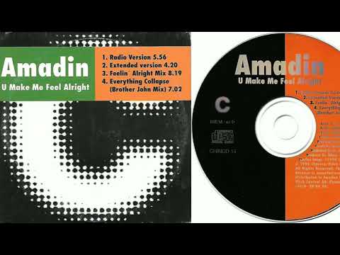 Amadin - U Make Me Feel Alright (CD, Maxi-Single, 1994)