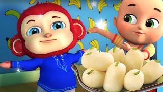Bandar Mama Pahan Pajama | बंदर मामा Popular Hindi 3D Nursery Rhymes | Jugnu  Kids
