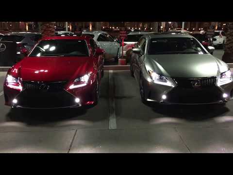2018 Lexus RC 350 F SPORT compared to 2016