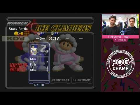Pog Champ Cambridge Spring W6 [M] - WSF - UnHaven vs. Matt