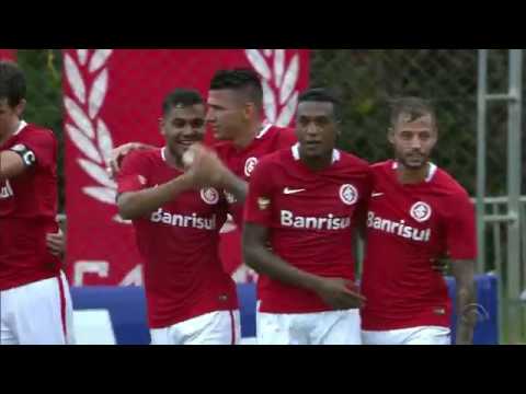 1º Gol de V.Cuesta pelo Inter - Cruzeiro-RS 0 x 2 Internacional - Quartas de Final - GAUCHÃO 2017