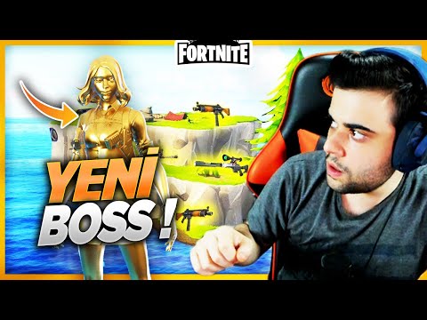 YENİ ADA VE YENİ ALTIN BOSS GELDİ ! Fortnite Battle Royale