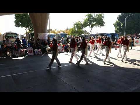 Pasadena City College Herald Trumpets 2018 Rose Parade - Final stretch