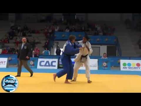 European Judo Open Women Oberwart 2013 -78kg MENTOUOPOU Geraldine (FRA) -  KACHOROVSKAYA  (RUS)