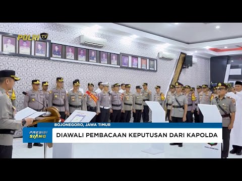 POLRES BOJONEGORO GELAR SERTIJAB KAPOLSEK MALO