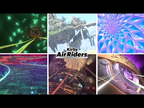 Kirby Air Riders - ALL TRACKS (Air Ride)