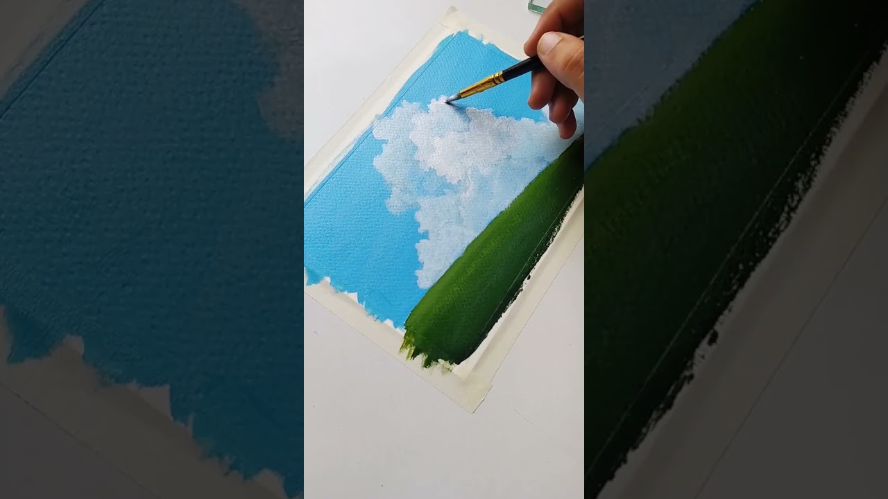 Studio Ghibli Painting #aesthetic #scenic #shorts