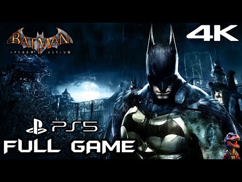 Batman Arkham Asylum PS5 | Full Game Walkthrough Gameplay | 4K 60FPS | No Commentary