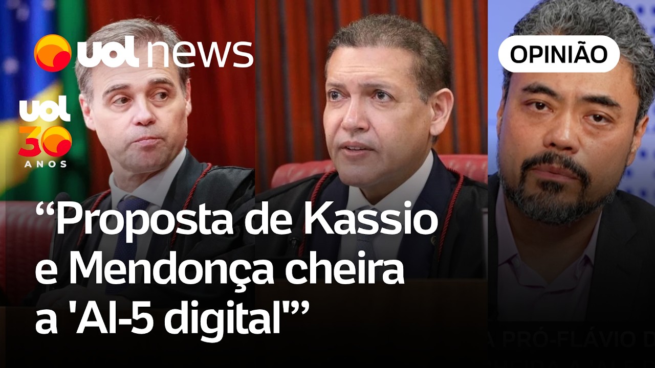  Proposta pró-Flávio de Mendonça e Kassio Nunes Marques cheira a 'AI-5 digital' | Sakamoto