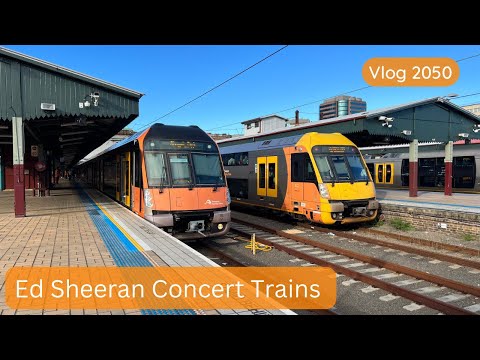 Sydney Trains Vlog 2050: Ed Sheeran Concert Trains