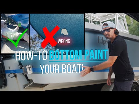 Bottom Painting Your BOAT! (Center Console) - Beginner Tutorial