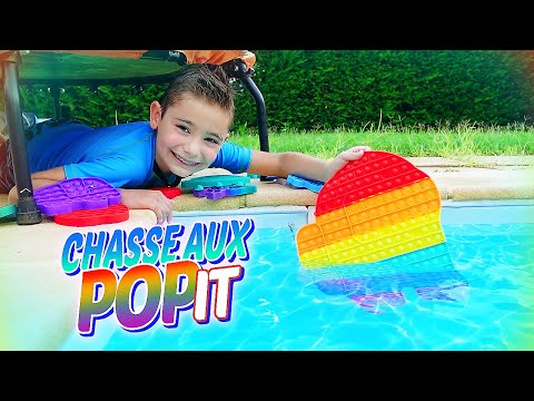 Cache-Cache POP IT dans la Piscine et le Jardin !