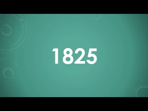 Das Jahr 1825 einfach und kurz erklärt