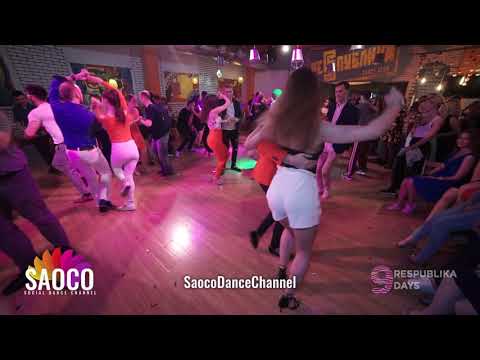 Sergio Timbachata and Marina Piatnitsyna Salsa Dancing at Respublika Days 9, Thu 02.05.2019 (SC)