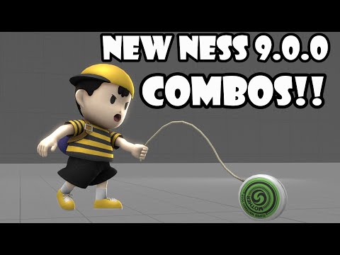 Some New (And Better) Ness 9.0.0 Combos (SMASH ULTIMATE)