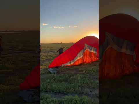 Preparando el vuelo #trenquelauquen #paramotor