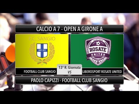Intervista Football Club Sangio - Paolo Capizzi