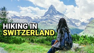 HIKING ALONE in Zermatt, Switzerland with the Matterhorn View (5 Lakes Trail Hike) | Europe Trip Ep3