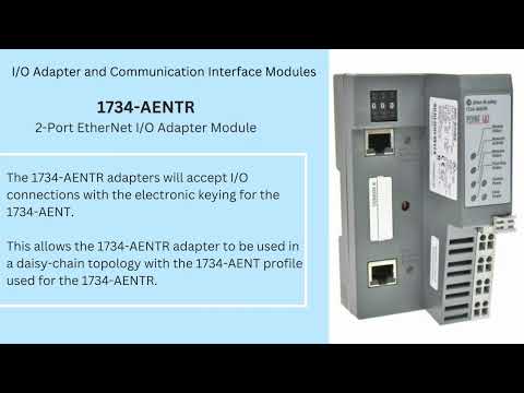 1734-AENTR Allen Bradley Dual Port Ethernet/Ip Adapter at 1734-AENTR Allen Bradley Dual Port Ethernet/Ip Adapter at