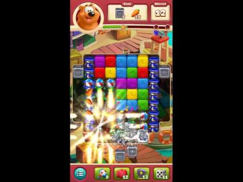 Toon Blast Level 286 - NO BOOSTERS 🐻🐺🐱