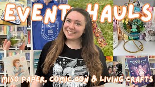 EVENT HAUL | miso paper, mcm comic con & living crafts 🛍️
