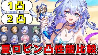 【スタレ】「ロビン・夏空の歌」凸したらどれくらい強くなる？【崩壊スターレイル】【ゆっくり解説】