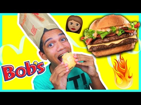 PROVANDO O LANCHE BOBS DA PRETA GIL