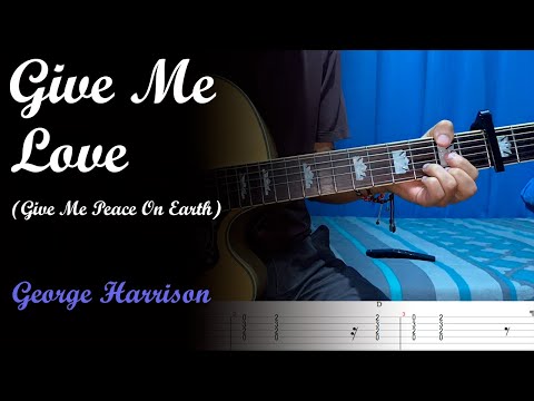 Give Me Love (Give Me Peace On Earth) - George Harrison (guitar tutorial WITH TABS)
