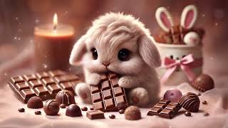 🍫 Calm Chocolate Bunny LoFi Vibes for Stress Relief and Study 🐰✨