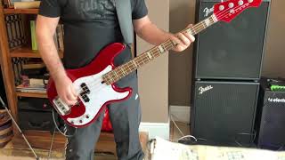 Kings lead hat, Brian Eno brief bass guitar lesson and cover by The Bass Punk