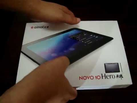 Ainol Novo 10 Hero Tablet PC unboxing World Premiere @ dealsprime