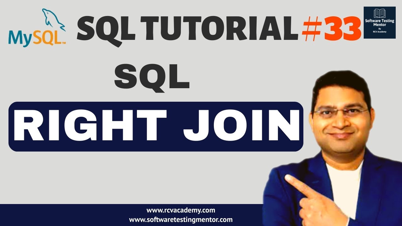 SQL Tutorial #33 - RIGHT JOIN in SQL | SQL RIGHT OUTER JOIN