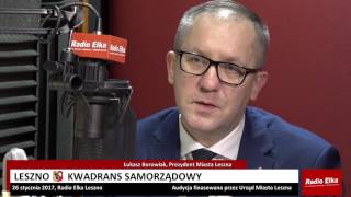 Wideo1: Leszno Kwadrans Samorzdowy: ukasz Borowiak, prezydent Miasta Leszna