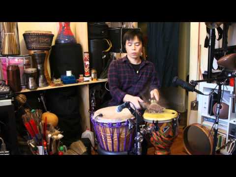 Djembe with Broom