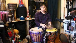Djembe with Broom