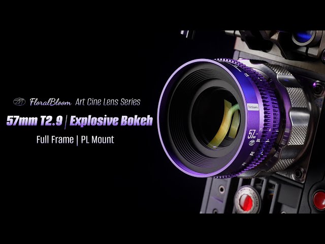 Vídeo relacionado con Objetivo de Cine Profesional 7artisans 57 mm T2.9 Floral Bloom Art Series, con Bokeh Explosivo, fotograma Completo, Enfoque Manual y Montura PL, para fotografía y Cine creativos, Morado.