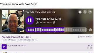 Dave Serio You Auto Know with Rachel Smith and Craig Shipp 12:18:2021