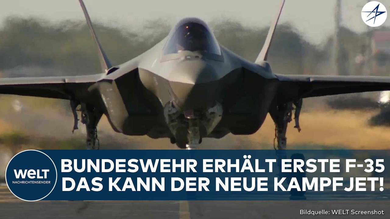 BUNDESWEHR: Luftwaffe erhält erste F-35 aus USA! Das kann der neue Kampfjet