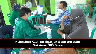 Kelurahan Kauman Nganjuk Gelar Serbuan Vaksinasi 300 Dosis