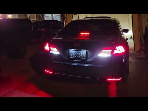 [Preview] 13-15 Vland Lexus Style Taillight on 2016 2017 Honda Accord Sedan
