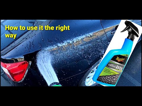 How to apply Meguiar's Hybrid Ceramic Wax  - Follow this video to get great results