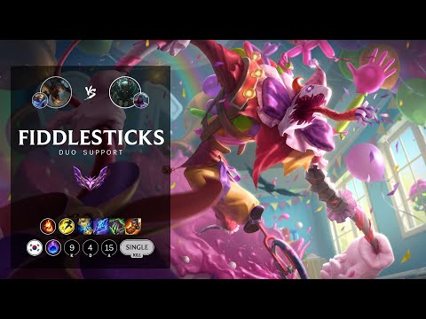 Fiddlesticks Support vs Pyke - KR Master Patch 12.15
